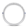 Thumbnail Image 3 of Previously Owned Vera Wang WISH Diamond & Sapphire Band 1/2 carat tw 14K White Gold