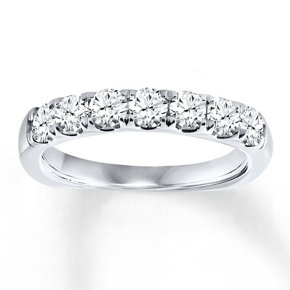 Previously Owned Diamond Anniversary Band 34 ct tw Round 18K White Gold