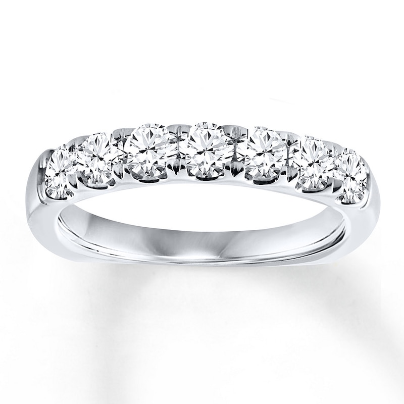 Main Image 1 of Previously Owned Diamond Anniversary Band 3/4 ct tw Round 18K White Gold