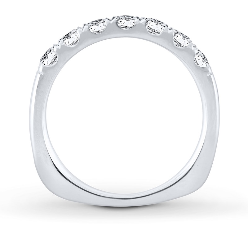 Main Image 2 of Previously Owned Diamond Anniversary Band 3/4 ct tw Round 18K White Gold
