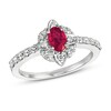 Thumbnail Image 1 of Previously Owned Le Vian Natural Ruby Ring 1/3 ct tw Diamonds 14K Vanilla Gold