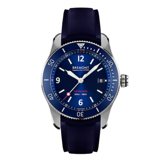 Previously Owned Bremont Supermarine S300Bl Mens Automatic Chronometer