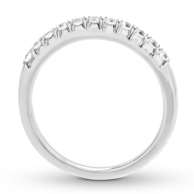 Main Image 2 of Previously Owned Diamond Anniversary Band 1/4 ct tw Round-cut 14K White Gold