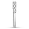 Thumbnail Image 3 of Previously Owned Diamond Anniversary Band 1/6 ct tw Round-cut 10K White Gold