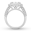 Thumbnail Image 2 of Previously Owned Diamond Engagement Ring 2-3/4 ct tw Round-cut 14K White Gold