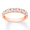 Thumbnail Image 1 of Previously Owned Diamond Anniversary Band 5/8 ct tw Round-cut 10K Rose Gold