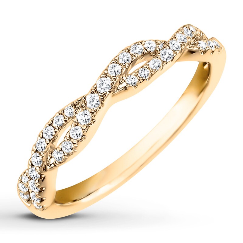Main Image 1 of Previously Owned Diamond Anniversary Band 1/4 carat tw Round-cut 10K Yellow Gold