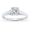 Thumbnail Image 3 of Previously Owned Solitaire Ring Setting 14K White Gold