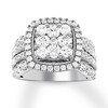Thumbnail Image 1 of Previously Owned Diamond Engagement Ring 3 carat tw Round 14K White Gold