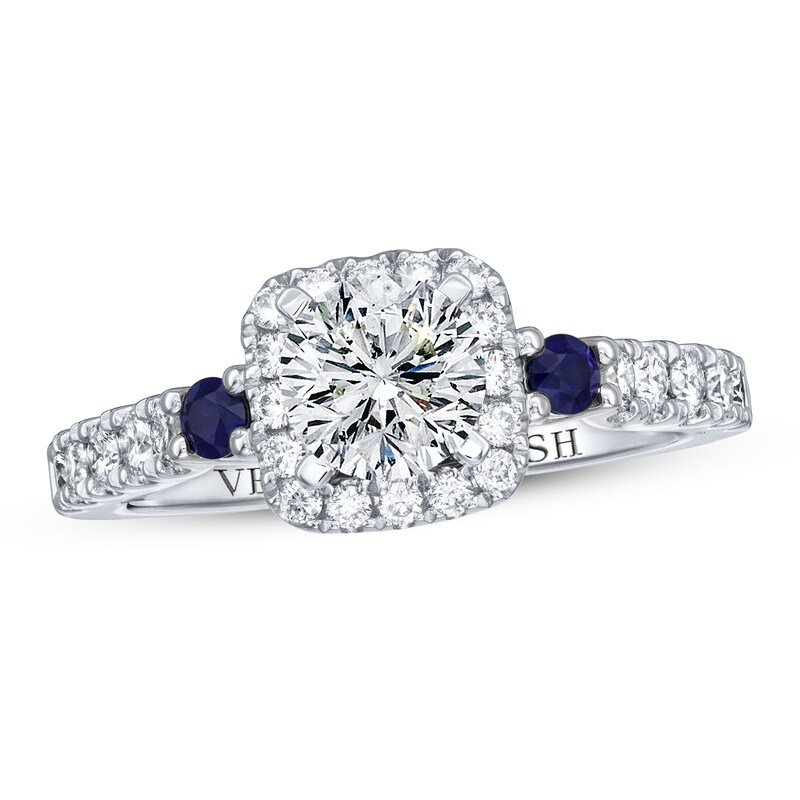 Main Image 3 of Previously Owned Vera Wang WISH Ring Setting 1/2 cttw Diamonds 14K White Gold