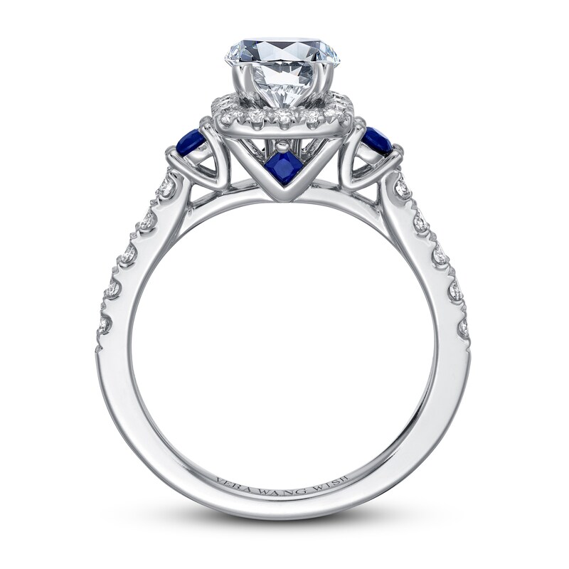 Main Image 4 of Previously Owned Vera Wang WISH Ring Setting 1/2 cttw Diamonds 14K White Gold