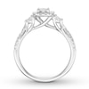 Thumbnail Image 2 of Previously Owned Diamond Engagement Ring 7/8 ct tw Round-cut 14K White Gold