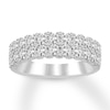 Thumbnail Image 1 of Previously Owned Diamond Anniversary Ring 1-1/2 ct tw Round 14K White Gold