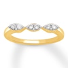Thumbnail Image 1 of Previously Owned Diamond Midi Ring 1/8 ct tw Round-cut 10K Yellow Gold
