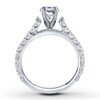 Thumbnail Image 2 of Previously Owned Diamond Ring Setting 5/8 carat tw Round 14K White Gold