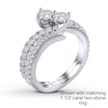 Thumbnail Image 3 of Previously Owned Ever Us Diamond Band 1/4 ct tw Round-cut 14K White Gold