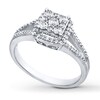 Thumbnail Image 1 of Previously Owned Diamond Ring 1/2 ct tw Round-cut 10K White Gold