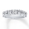 Thumbnail Image 1 of Previously Owned Diamond Anniversary Band 1-1/2 cts tw Round-cut 14K White Gold
