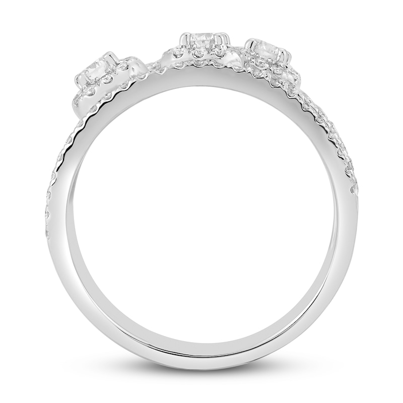 Main Image 2 of Previously Owned House of Virtruve Diamond Ring 1 ct tw Round 14K White Gold