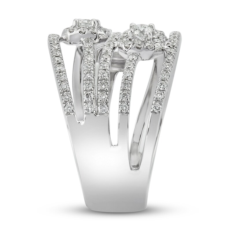 Main Image 3 of Previously Owned House of Virtruve Diamond Ring 1 ct tw Round 14K White Gold