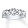 Thumbnail Image 1 of Previously Owned Diamond Anniversary Band 1-1/2 ct tw Round-cut 14K White Gold