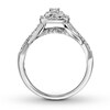 Thumbnail Image 2 of Previously Owned Diamond Promise Ring 1/2 carat tw Round 10K White Gold