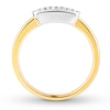 Thumbnail Image 2 of Previously Owned Diamond Midi Ring 1/15 ct tw Round-cut 10K Yellow Gold