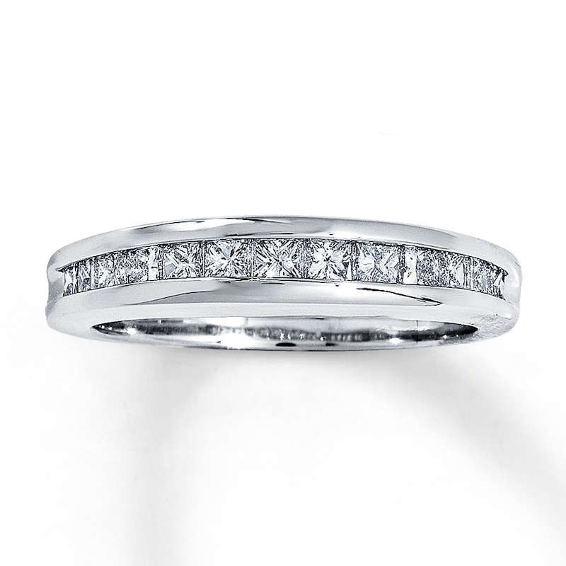 Previously Owned Diamond Anniversary Band 5/8 ct tw Princess-Cut 14K Gold