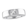 Thumbnail Image 1 of Previously Owned Vera Wang WISH Men's Diamond Band 1/6 ct tw 14K White Gold