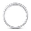 Thumbnail Image 3 of Previously Owned Vera Wang WISH Men's Diamond Band 1/6 ct tw 14K White Gold