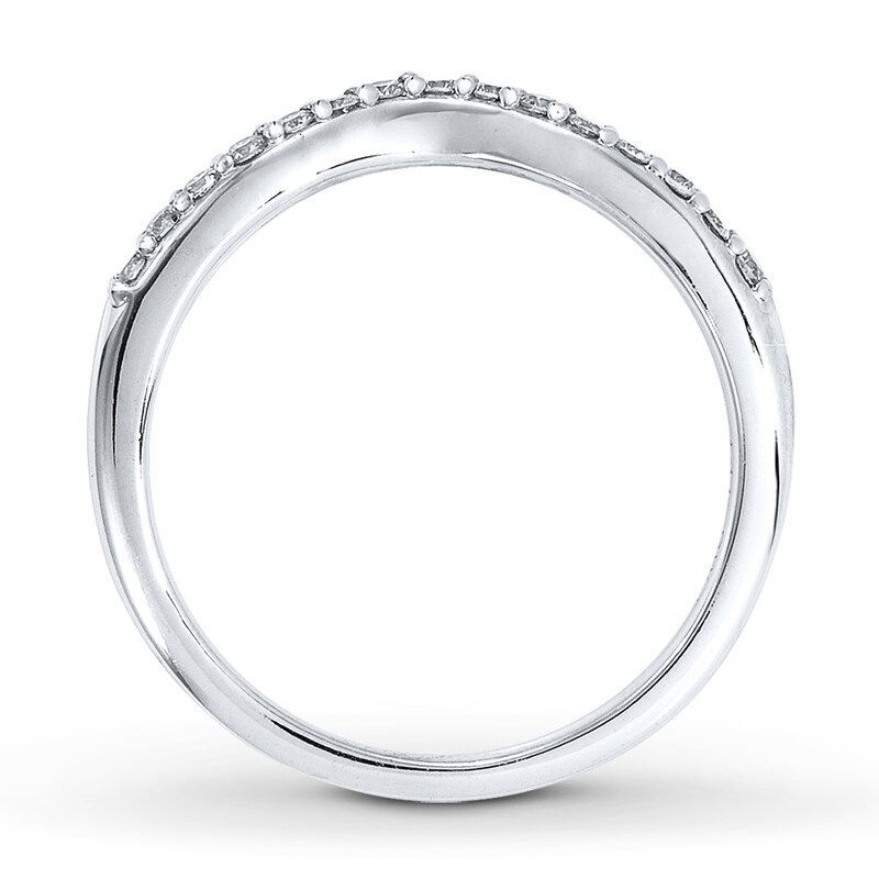 Main Image 2 of Previously Owned Diamond Anniversary Ring 1/4 ct tw Round-cut 14K White Gold
