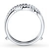 Thumbnail Image 2 of Previously Owned Diamond Enhancer Ring 1/5 ct tw Round-cut 14K White Gold