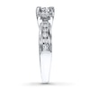 Thumbnail Image 3 of Previously Owned Diamond 3-Stone Ring 1 ct tw Princess-cut 14K White Gold