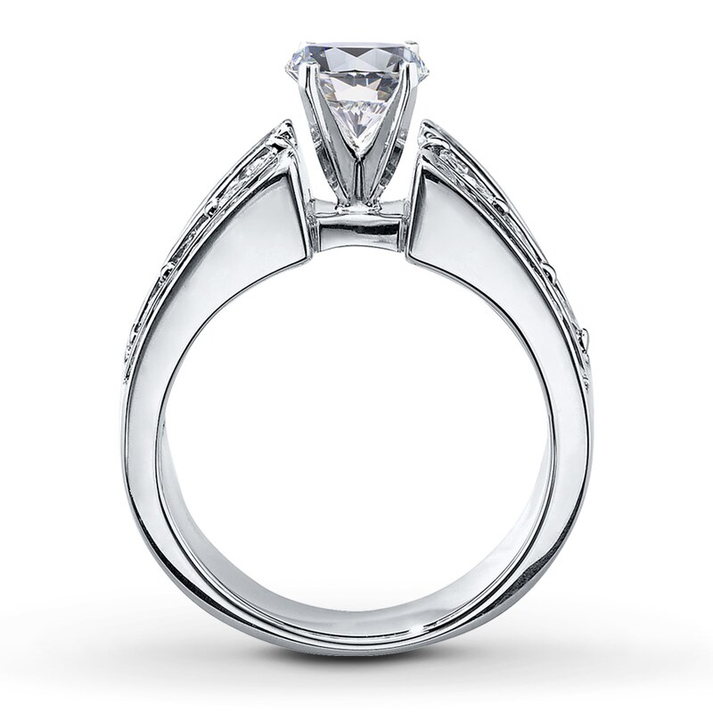 Main Image 2 of Previously Owned Diamond Ring Setting 1 ct tw Diamonds 14K White Gold