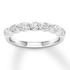 Thumbnail Image 1 of Previously Owned Diamond Anniversary Band 7/8 ct tw Oval 14K White Gold