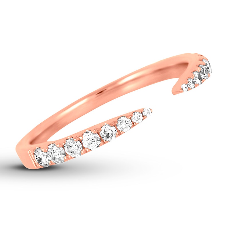 Main Image 1 of Previously Owned Diamond Band 1/3 ct tw Round-cut 18K Rose Gold