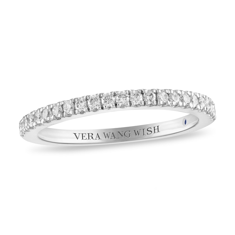 Main Image 1 of Previously Owned Vera Wang WISH Diamond Wedding Band 1/4 ct tw 14K White Gold