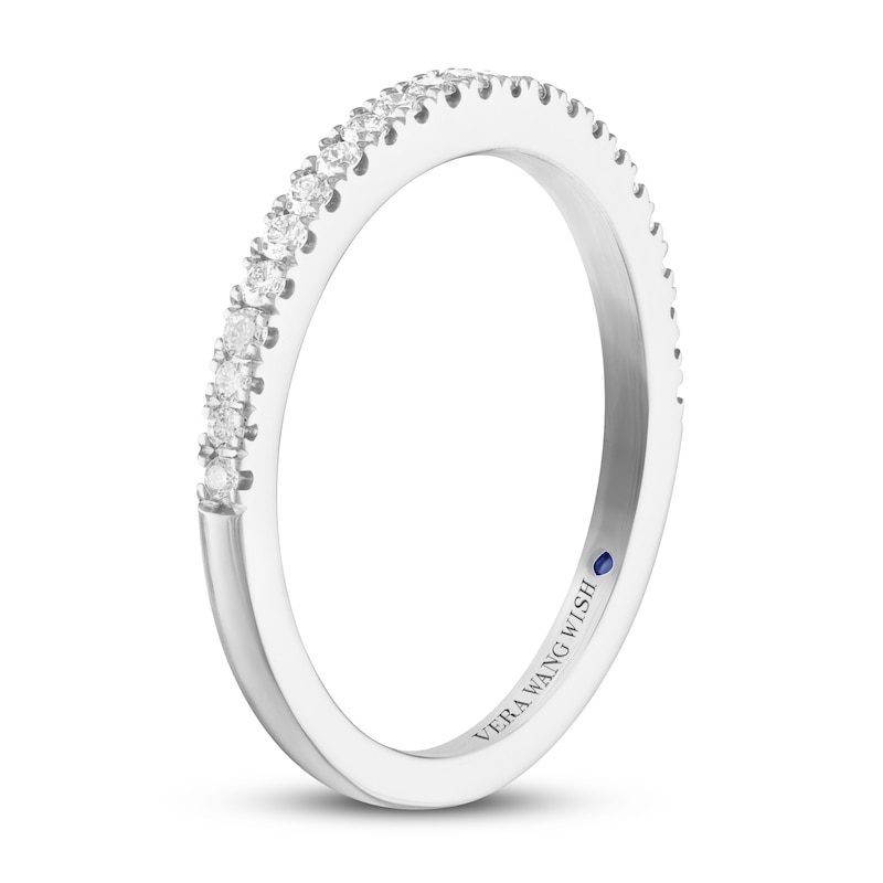 Main Image 2 of Previously Owned Vera Wang WISH Diamond Wedding Band 1/4 ct tw 14K White Gold
