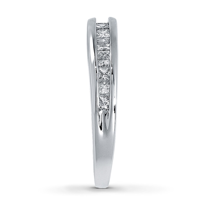 Main Image 3 of Previously Owned Diamond Anniversary Band 5/8 ct tw Princess-Cut 14K Gold