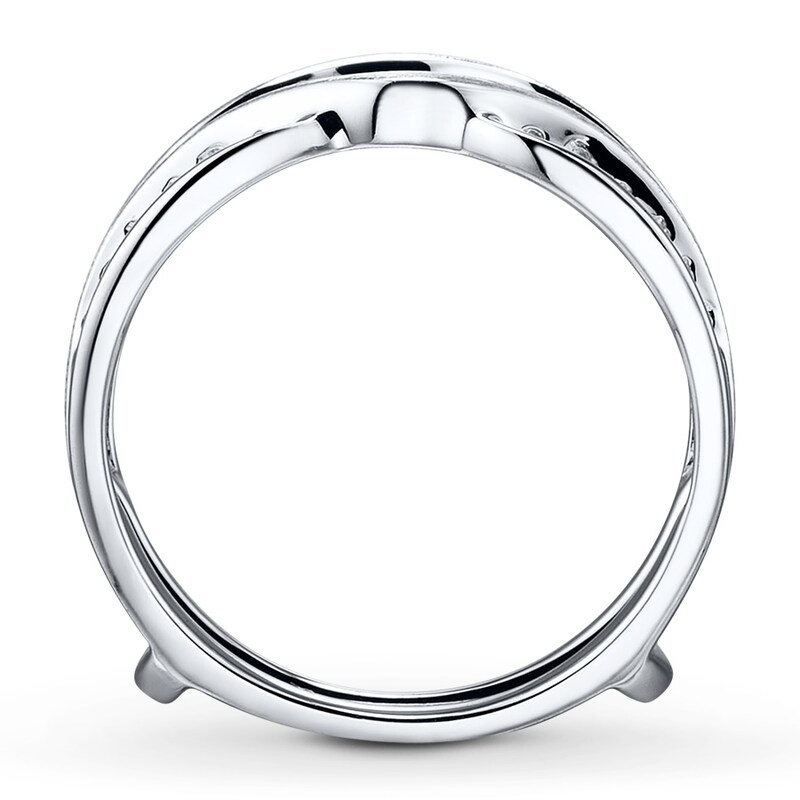 Main Image 2 of Previously Owned Diamond Enhancer Ring 1/4 ct tw Round-cut 14K White Gold