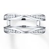 Thumbnail Image 4 of Previously Owned Diamond Enhancer Ring 1/4 ct tw Round-cut 14K White Gold
