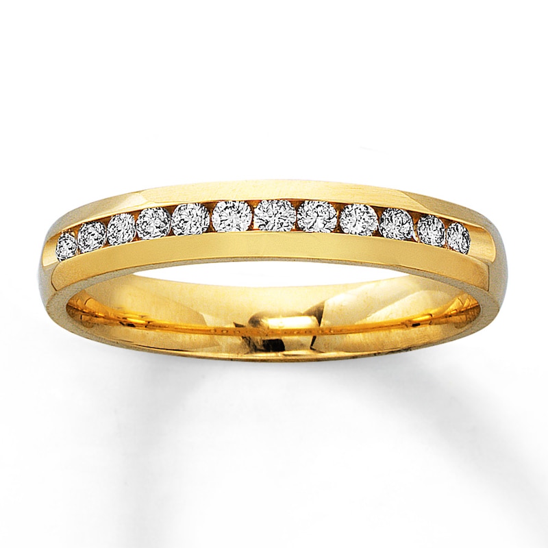 Previously Owned Diamond Anniversary Ring 1/4 ct tw Round-cut 14K Yellow Gold