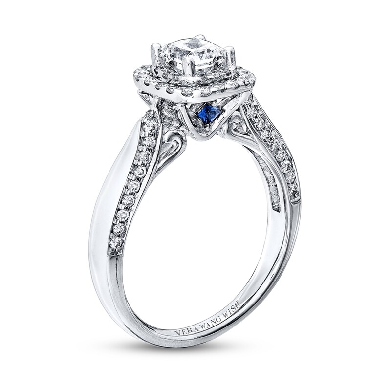 Main Image 3 of Previously Owned Vera Wang WISH 7/8 Carat tw Diamonds 14K White Gold Ring