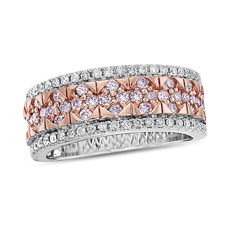 Main Image 1 of Previously Owned Diamond Anniversary Band 1 ct tw Round 14K Two-Tone Gold