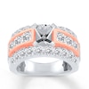 Thumbnail Image 1 of Previously Owned Hearts Desire Diamond Ring Setting 2-1/4 ct tw 18K Two-Tone Gold