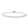 Thumbnail Image 1 of Previously Owned Diamond Bolo Bracelet 3 ct tw Round-cut 14K White Gold