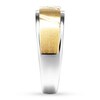 Thumbnail Image 3 of Previously Owned Men's Diamond Band 1/10 ct tw 10K Two-Tone Gold