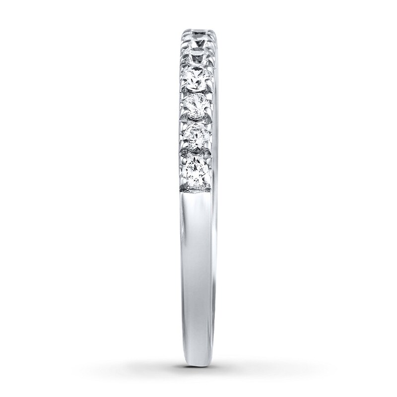 Main Image 3 of Previously Owned Ever Us Diamond Band 1/6 ct tw Round-cut 14K White Gold
