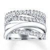 Thumbnail Image 1 of Previously Owned Diamond Ring 1-1/2 ct tw Round-cut 14K White Gold