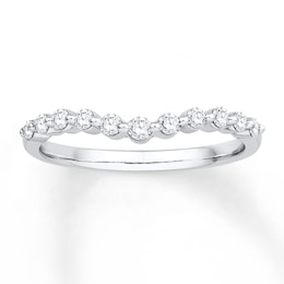 Previously Owned Diamond Anniversary Band 1/4 ct tw Round-cut 14K White Gold